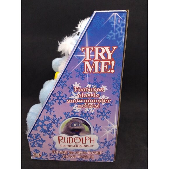 Rudolph Red Nosed Reindeer Bumble Abominable Snow monster sing Plush AS IS READ - Picture 2 of 8